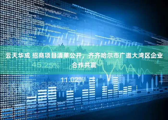云天华成 招商项目清单公开，齐齐哈尔市广邀大湾区企业合作共赢